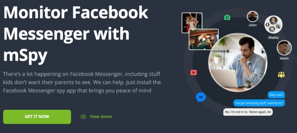 Monitoruj Facebook Messenger za pomocą mSpy
