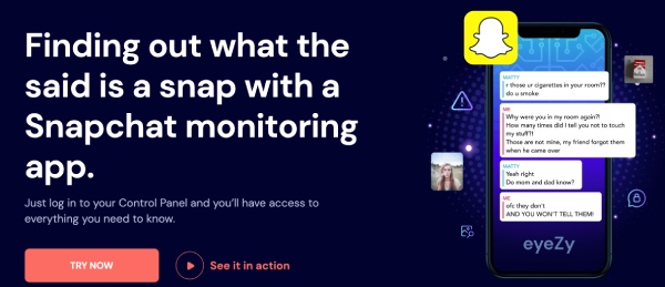 Aplikacja monitorująca Snapchat