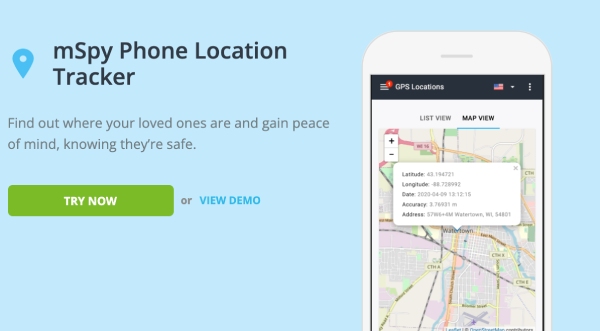 mSpy Phone Location Tracker